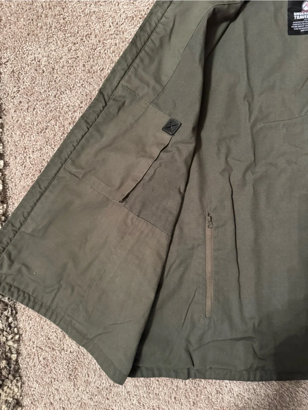 Rothco Olive Green Undercover Travel Vest with Zip Pockets Size XL